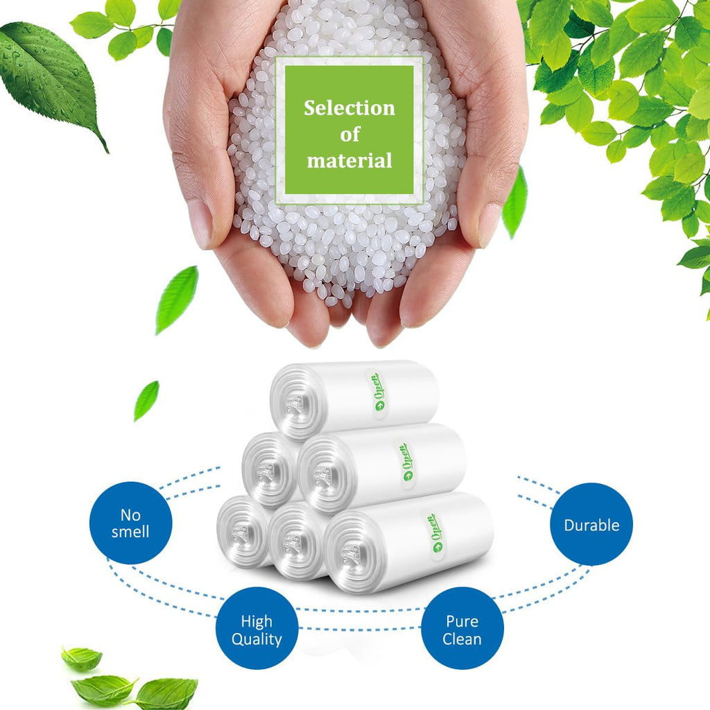 2.6 Gallon 330 Counts Strong Trash Bags Garbage Bags by Teivio