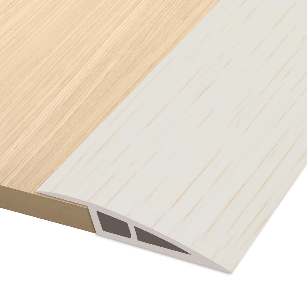 Vinyl Door Threshold Flooring Transition Strip Self Adhesive Carpet Edging Strip for Laminate Doorway Edge Threshold from 2 (10 Foot)