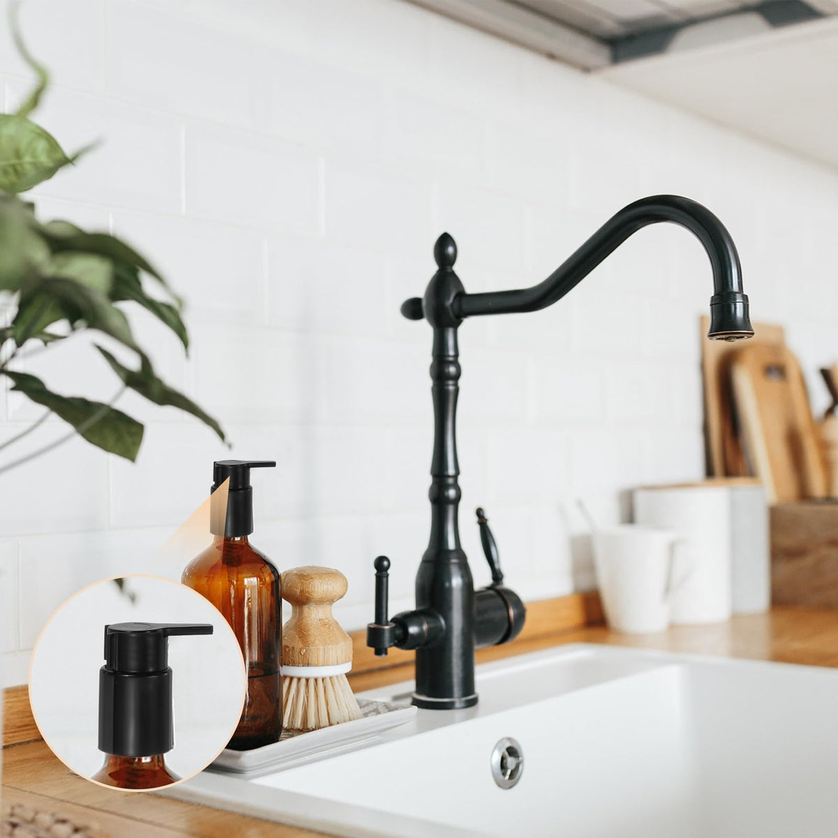 2 Pcs Soap Dispenser Pump Heads (2 Count)