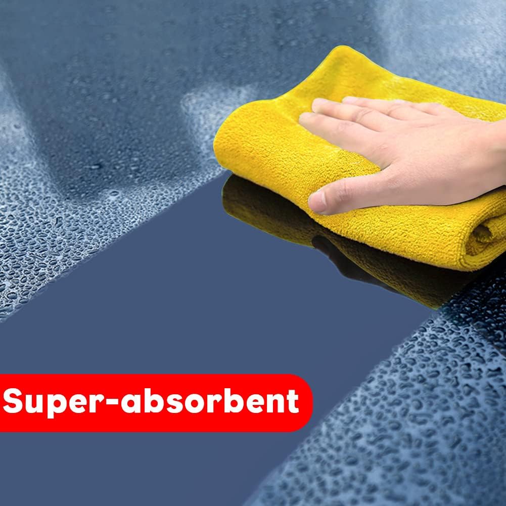 Premium Ultra Absorbent Microfiber Cleaning Cloths (8 Count)