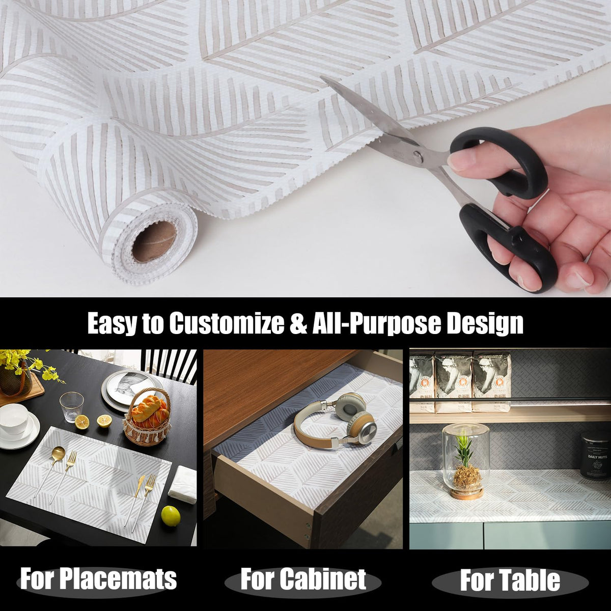 Shelf Liners for Kitchen Cabinets