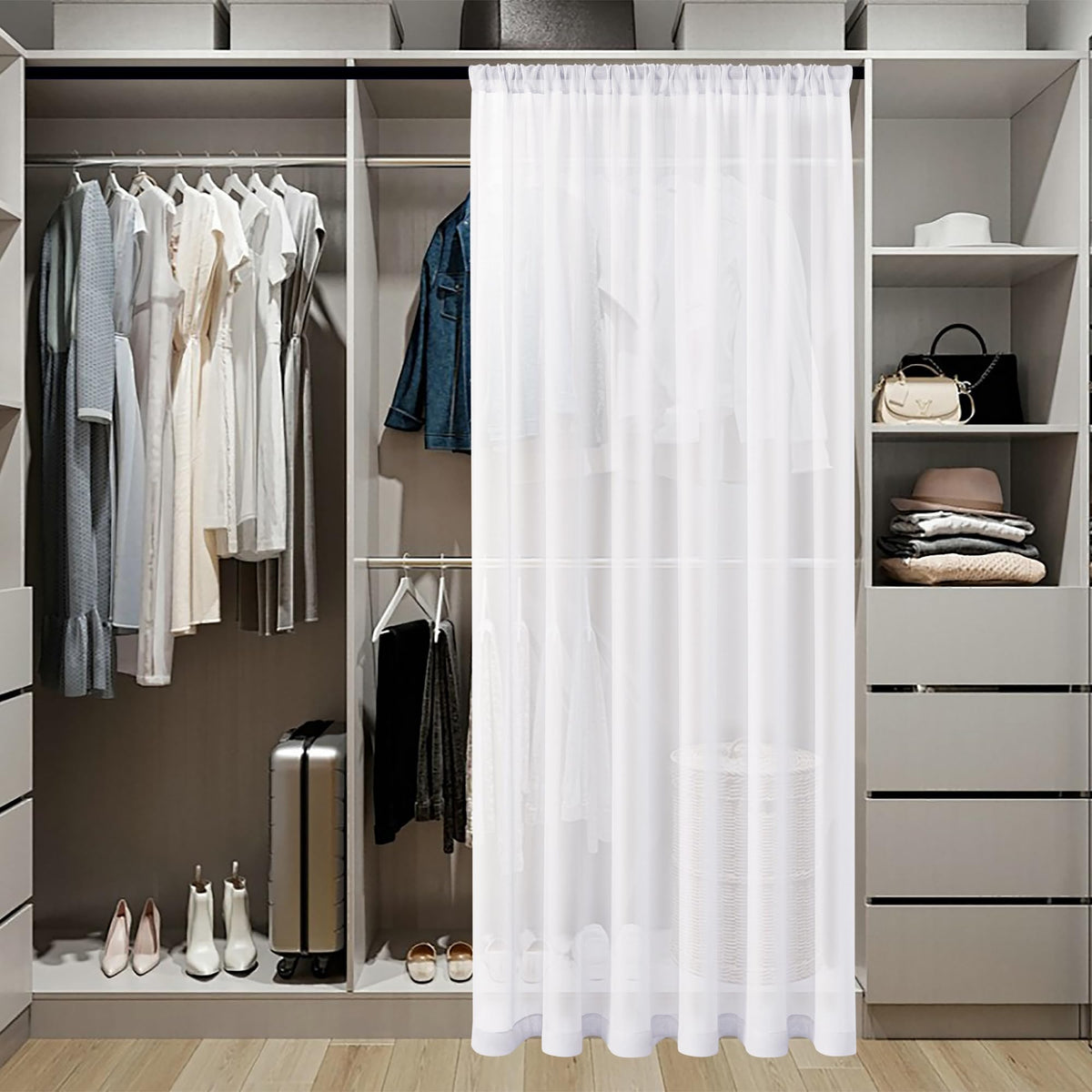 Sheer Door Curtains Closet Linen Textured Curtains Sheer Doorway Light Filtering Voile French Doors Rod Pocket Curtain Patio Glass Door