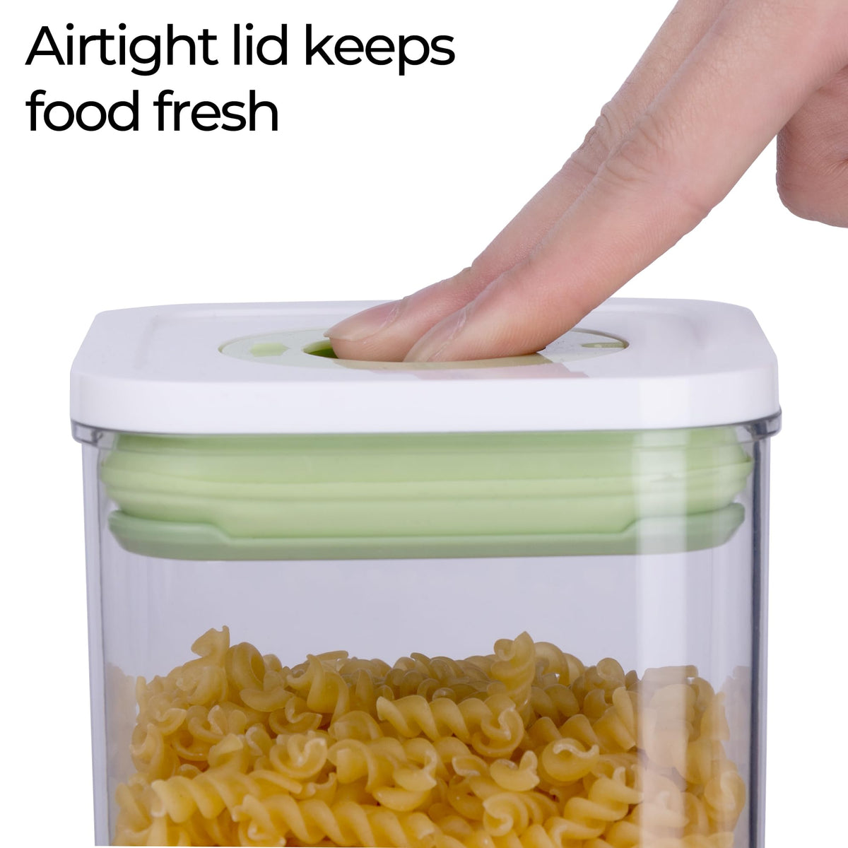 Pop Airtight Food Storage Containers with Time Recording Lids