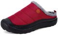 Womens Mens House Slippers Outdoor Winter Shoes Red