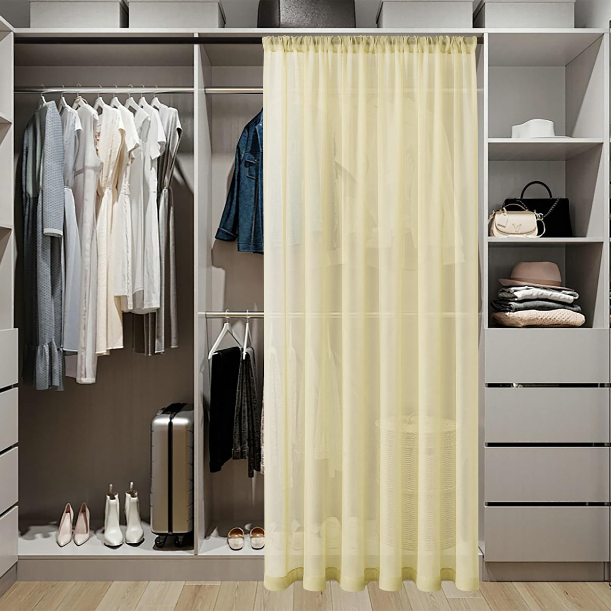Small Sheer Door Curtain Closet Linen Textured Curtain Sheers Doorway Light Filtering Voile French Door Rod Pocket Curtains Patio Glass Doors