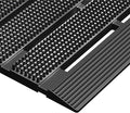 MATALL Waterproof Outdoor Door Mat - 36x24 Inches Non-Slip Drainage Large Door Interlocking Floor Mat for Indoor Home Pool Entry Garage（Gray ）