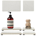 4PCS Bathroom Sink Vanity Trays (4 Count)