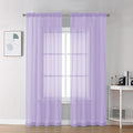Lilac Sheer Curtains 78 Inches Long 2 Panels Set for Living Room (2 Count)