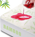 California King Mattress Protector Waterproof Mattress Pad Washable Bamboo Rayon Mattress Cover Breathable Noiseless Bed Protector 5"
