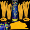 200 Pack 8'' Glow Sticks Bulk Party Favors Orange Light Up Sticks with Connectors Neon Glow in the Dark Party Supplies Bracelets for Holiday Birthday Party Decoration(Orange)