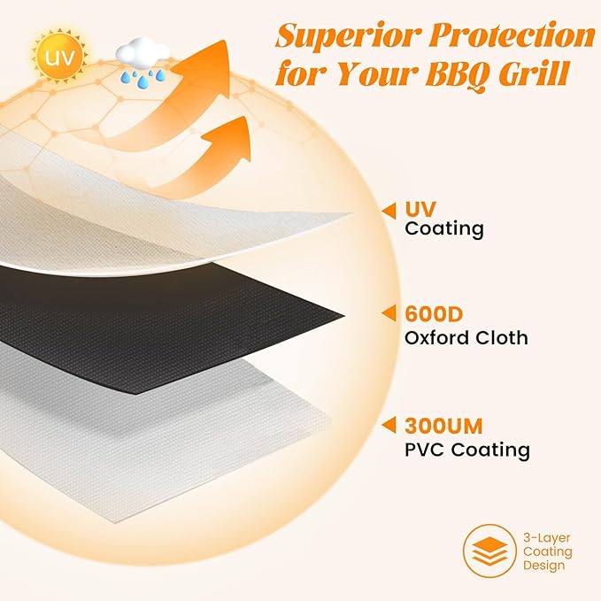 Grill Cover for Traeger Woodridge Pro Accessory Wood Ridge Elite Replacement Parts BAC776 Pellet Smoker Full Length 600D Waterproof Outdoor BBQ Covers Grilling