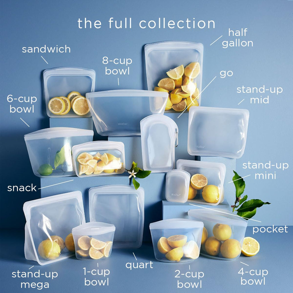 Premium Reusable Silicone Food Storage Bowl