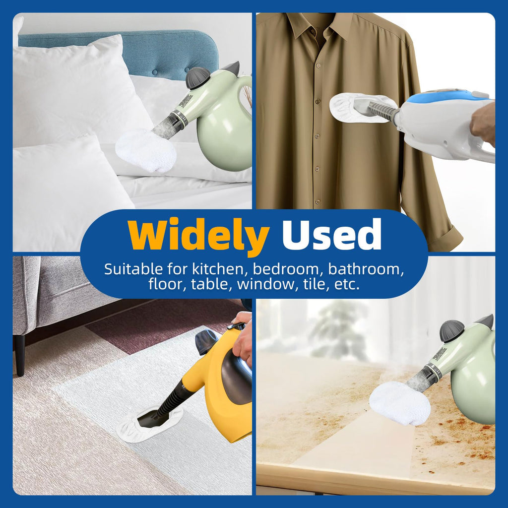 8 Pack Microfiber Steamer Cloth Covers for Steam Mop and Cleaner (8 Count)