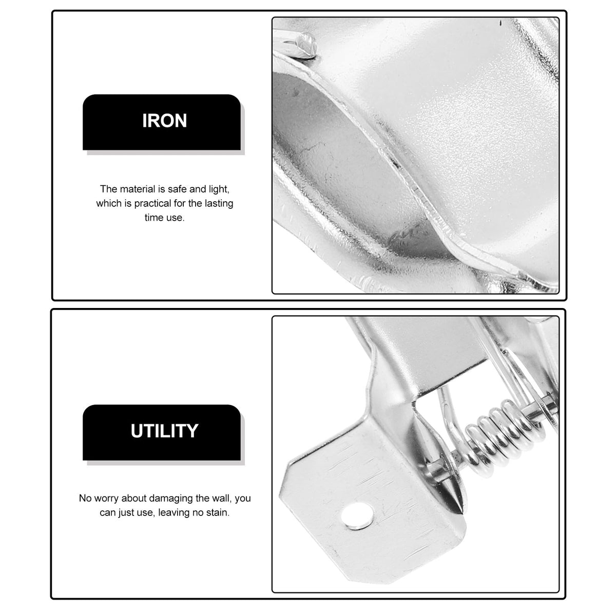10pcs Mop and Broom Holder Wall Mount Set