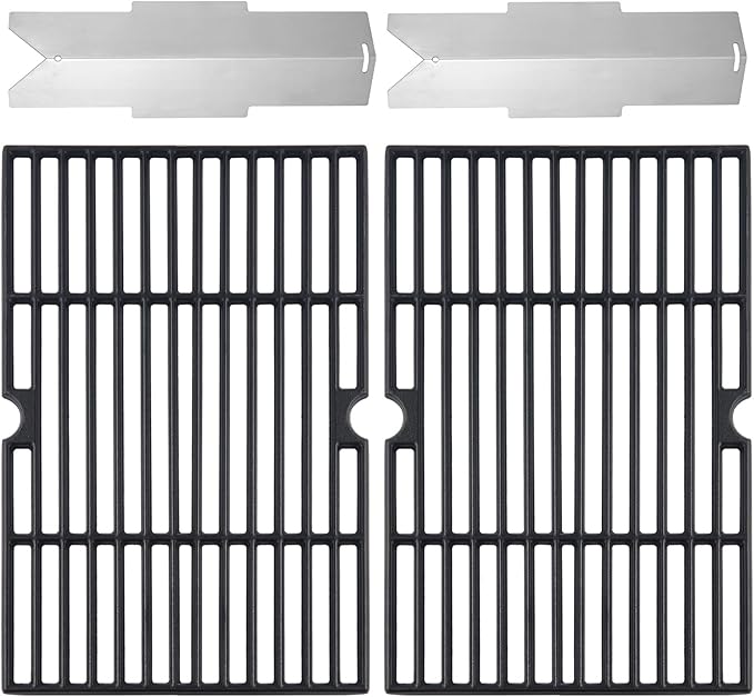 70-01-634 DGF350CSP Grill Grates Heat Tents Replacement Parts for Dyna Glo Cooking Grate DGF350CSP-D DGF350SNP DGF350SNP Heat Shield 70-01-635 Grid Grates Heat Plate Dyna-glo 2 Burenr Grill Parts