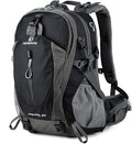 FENGDONG 40L Waterproof Lightweight Outdoor Daypack Hiking,Camping,Travel Backpack for Men Women Black