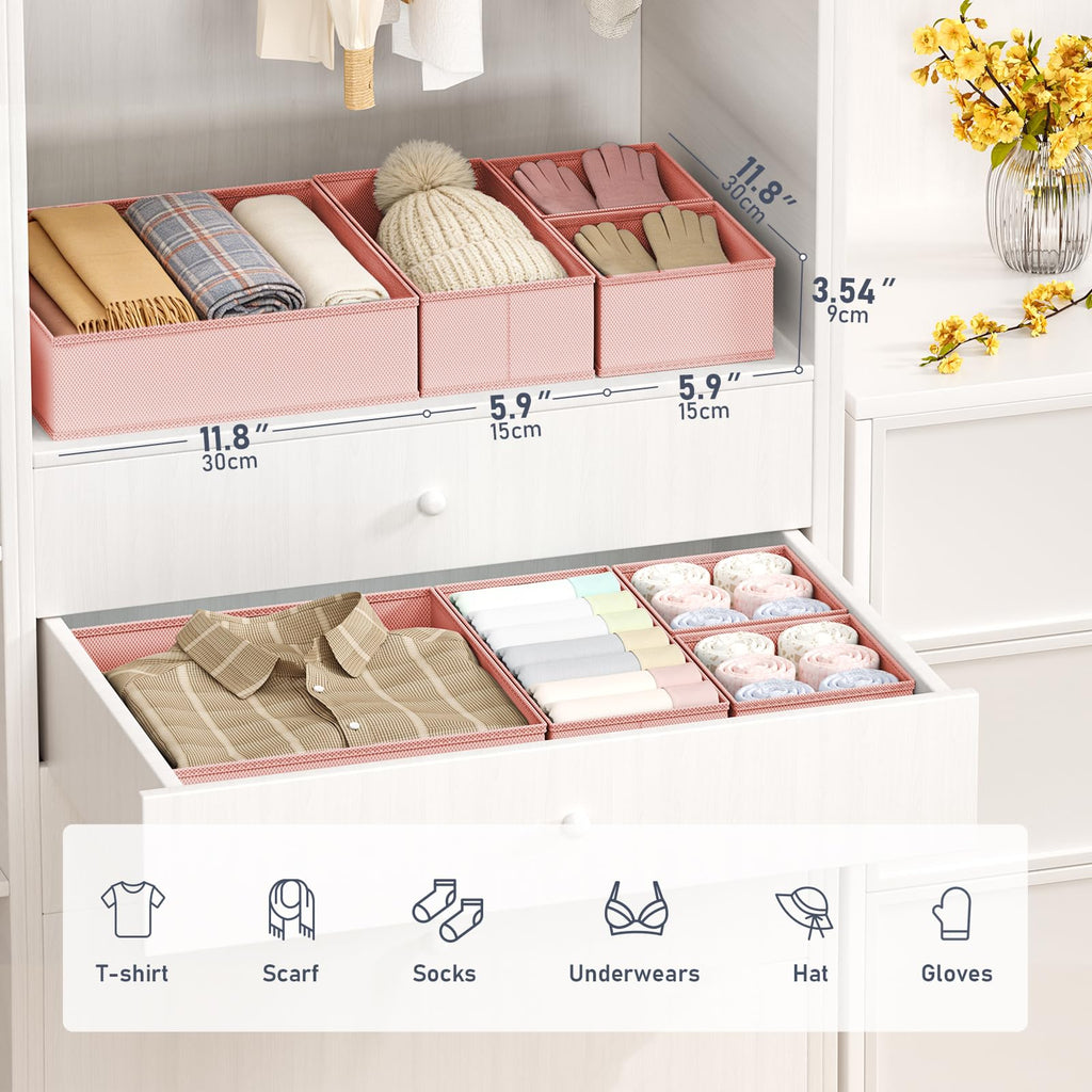 Drawer Organizer Clothes 30 Pack (30 Count)