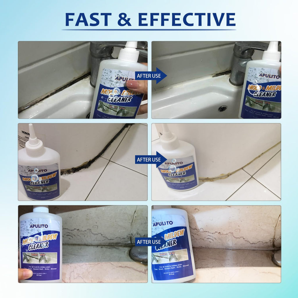 Household Cleaner Gel for Bathroom Shower Kitchen Tile Grout (10 Fl Oz)