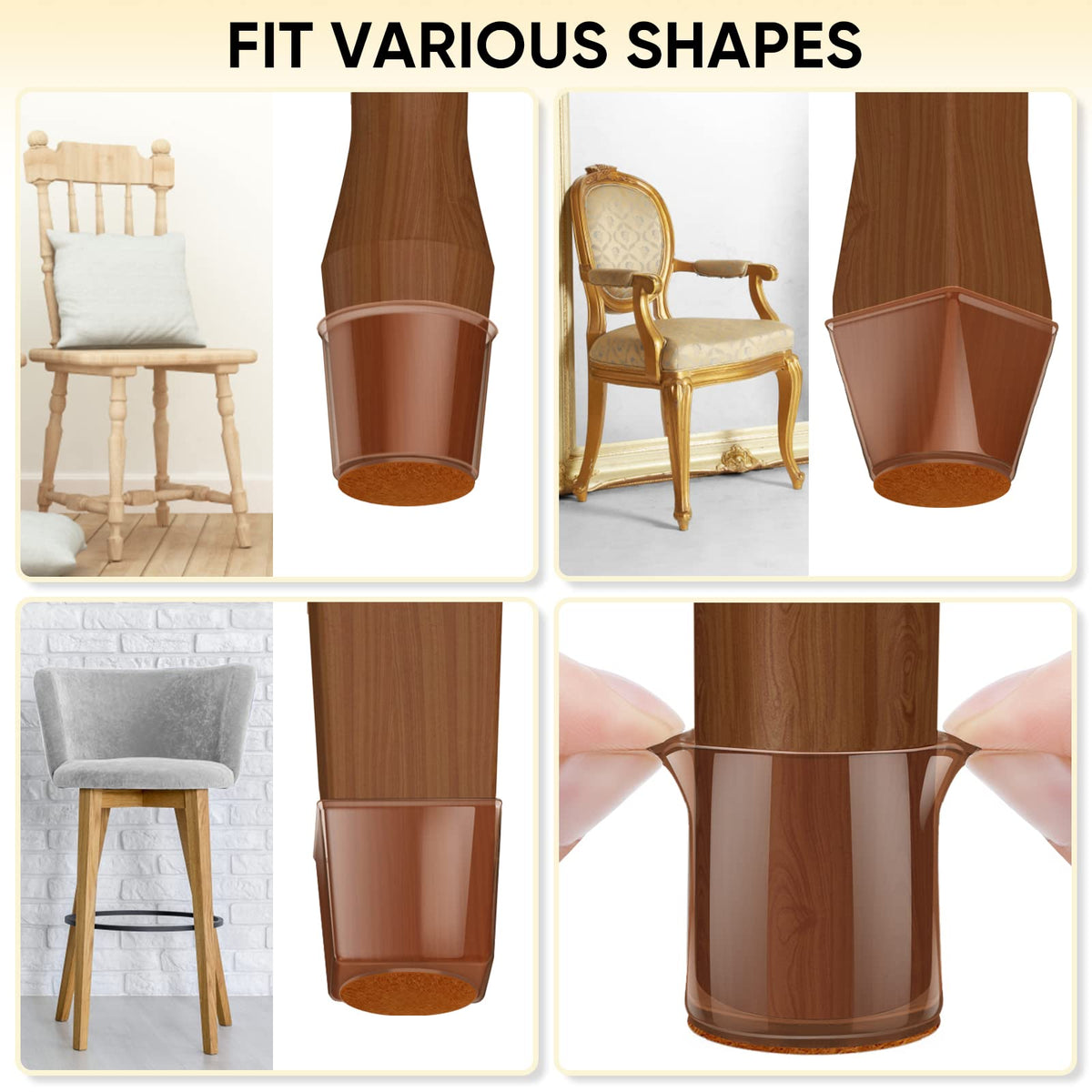 Silicone Chair Leg Floor Protectors