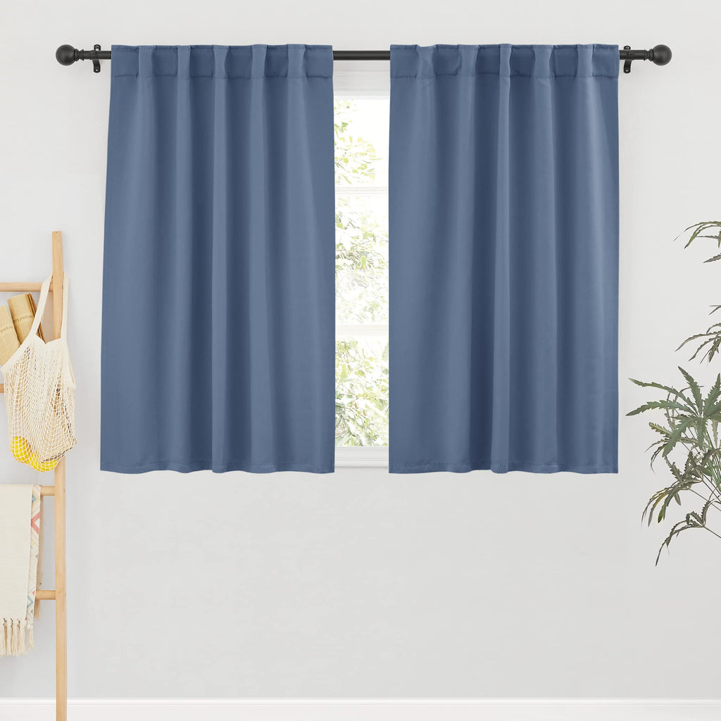 Short Blackout Curtains for Small Window (2 Count)