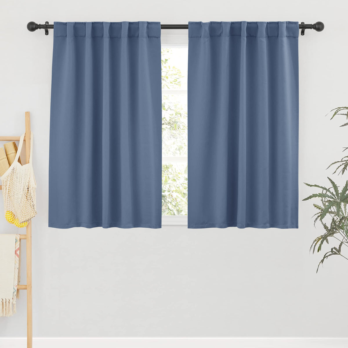 Short Blackout Curtains for Small Window (2 Count)