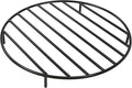 Sunnydaze Round Fire Pit Grate - Elevated Wood Grate for Fire Pit - Heavy-Duty Steel Log Grate for Outside - 24-Inch