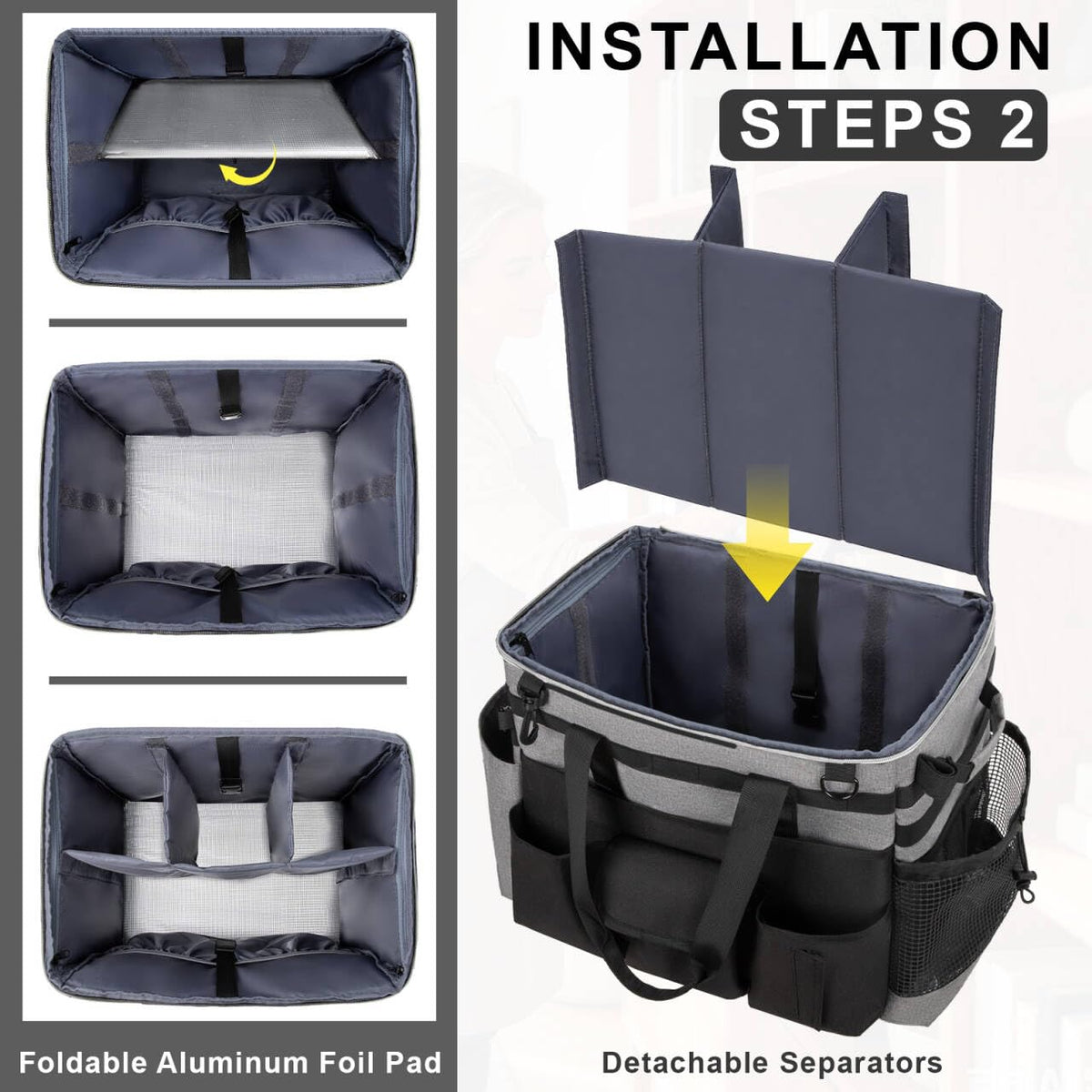 Large Rolling Cleaning Caddy with Wheels