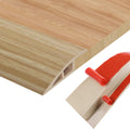Floor Transition Strip Door Threshold 78" Floor Transition Reducer Trim on The Edges Threshold Strip Self Adhesive Suitable for Doorways (7 Foot)
