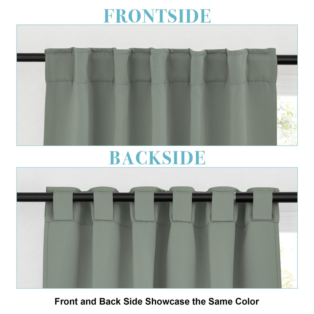 Blackout Curtains for Living Room Bedroom Dining Nursery Office (2 Count)