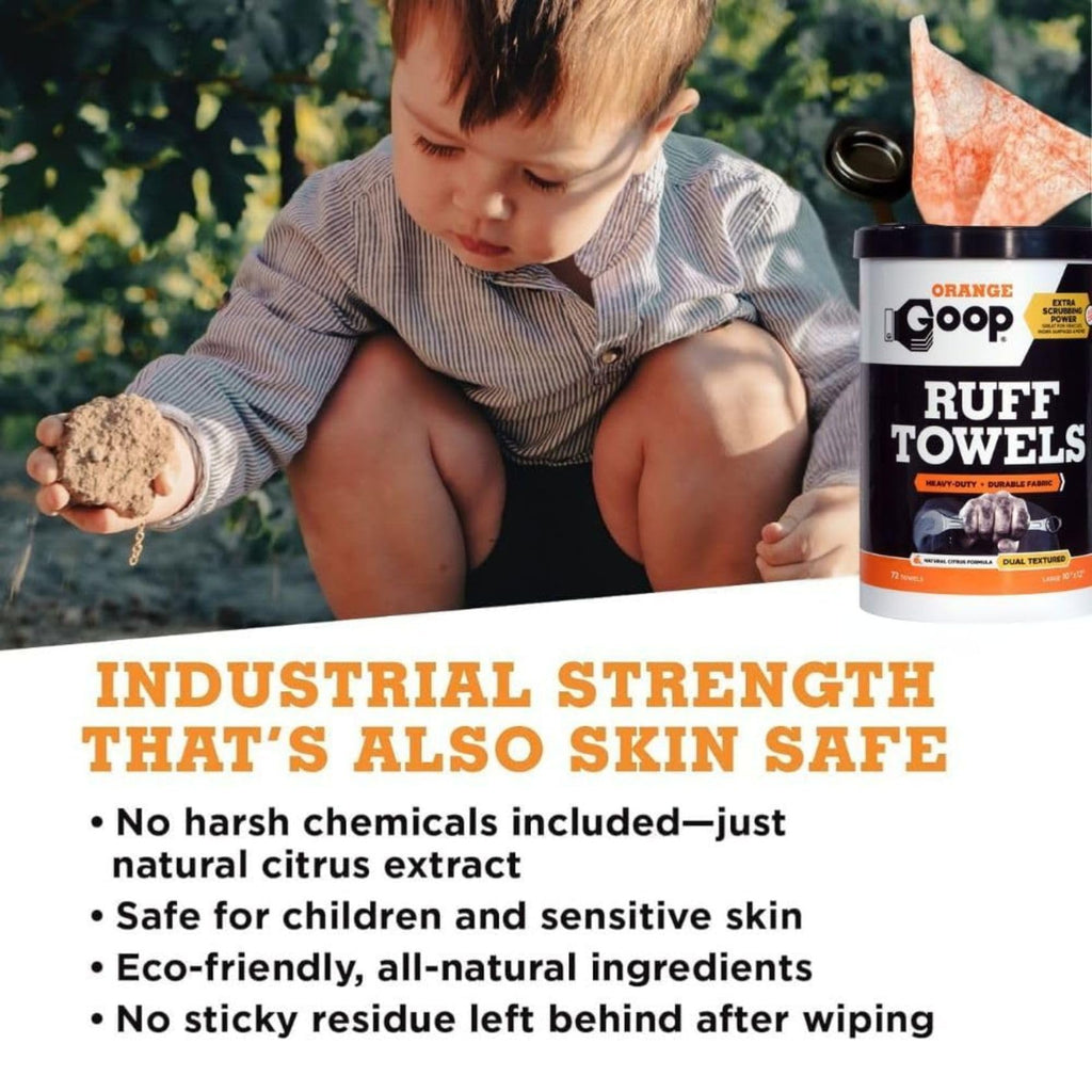 Orange Heavy Duty Ruff Towels with Scrubbing Power (72 Count)