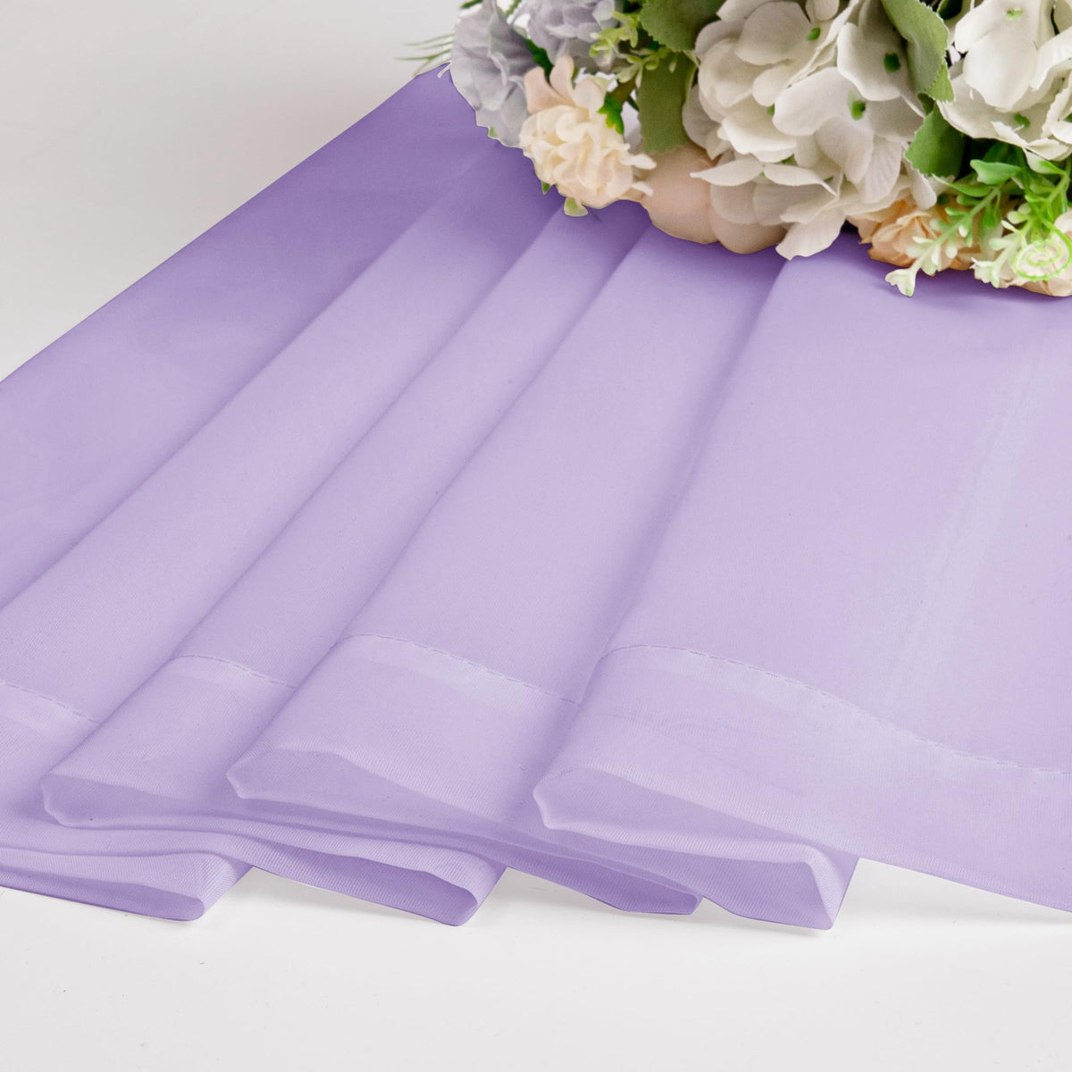 Sheer Lilac Valances for Windows 2 Pack (2 Count)