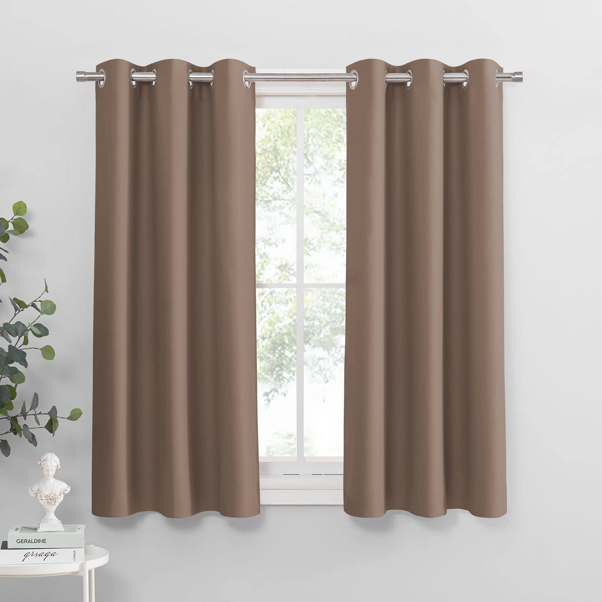 Blackout Curtains Mocha (2 Count)