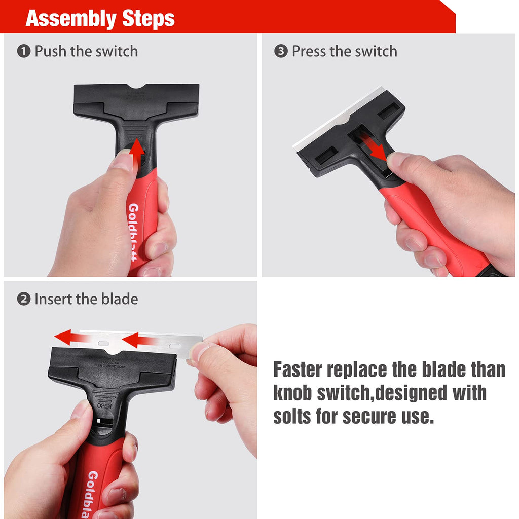 2 Piece Razor Scraper Tool with 20