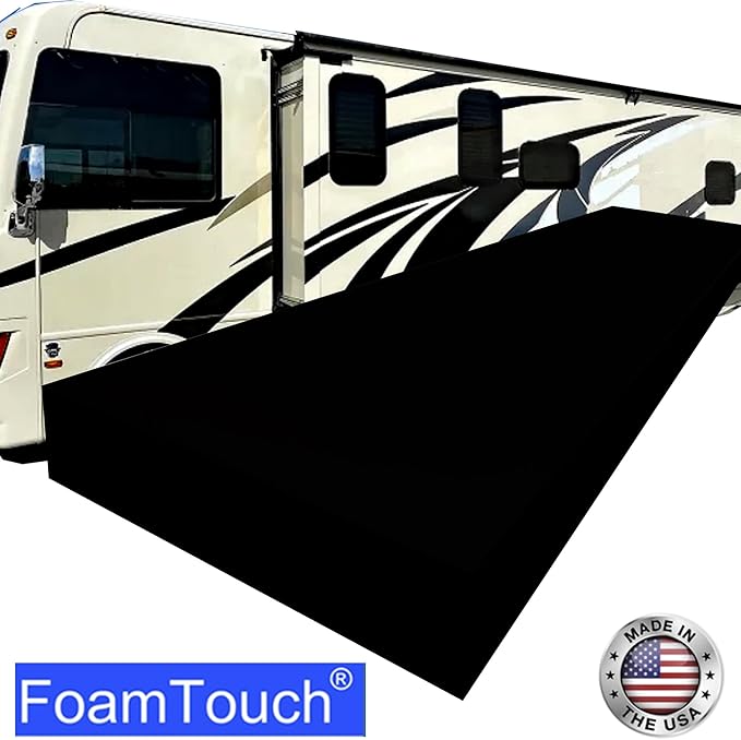 FoamTouch 4" Height x 36" Width x 84" Length Camper/RV bunk Mattress (Foam Only) Charcoal -No Cover