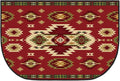 Demissle Cabin Fireplace Hearth Rug Fireplace Mats Cabin Southwestern Fireproof Rug Fire Resistant Mat for Wood Stove Floor for Kitchen Indoor Outdoor(24 x 59 Inch,Antique)