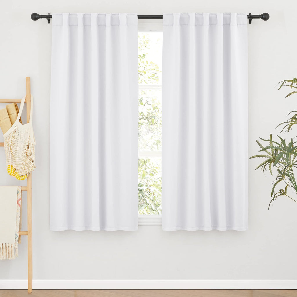 Blackout Curtains 63 inches Long for Bedroom (2 Count)