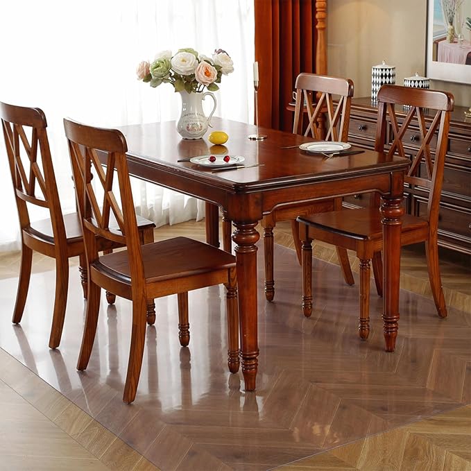 Frosted Clear Table Protector 30 x 48 Inch, 2mm Thick Plastic Table Cover, Waterproof PVC Clear Table Cover Protector, Desk Protector Mat, Writing Desk Pad for Desktop, Coffee & Dining Room Table