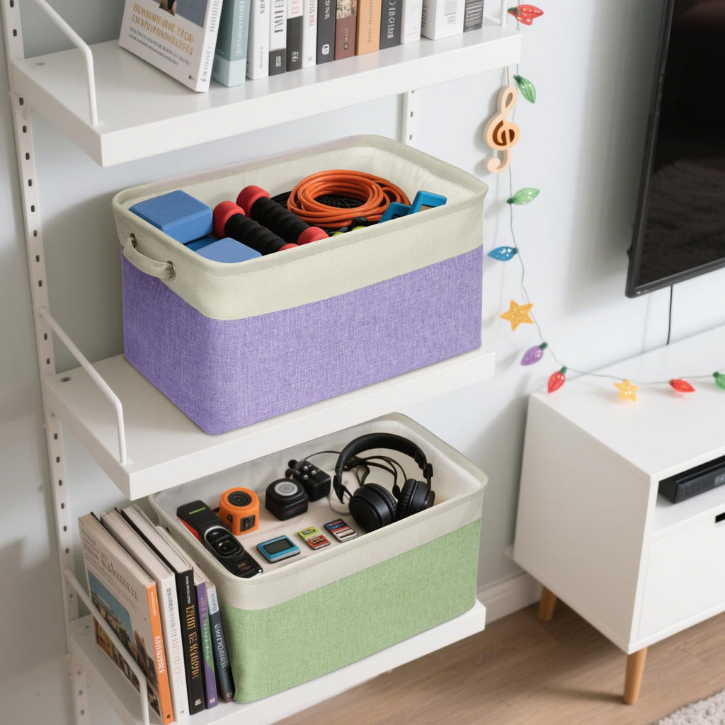 1 Pack Fabric Closet Storage Bins for Shelves