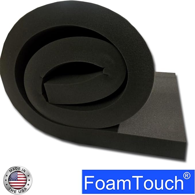FoamTouch 4" Height x 36" Width x 84" Length Camper/RV bunk Mattress (Foam Only) Charcoal -No Cover