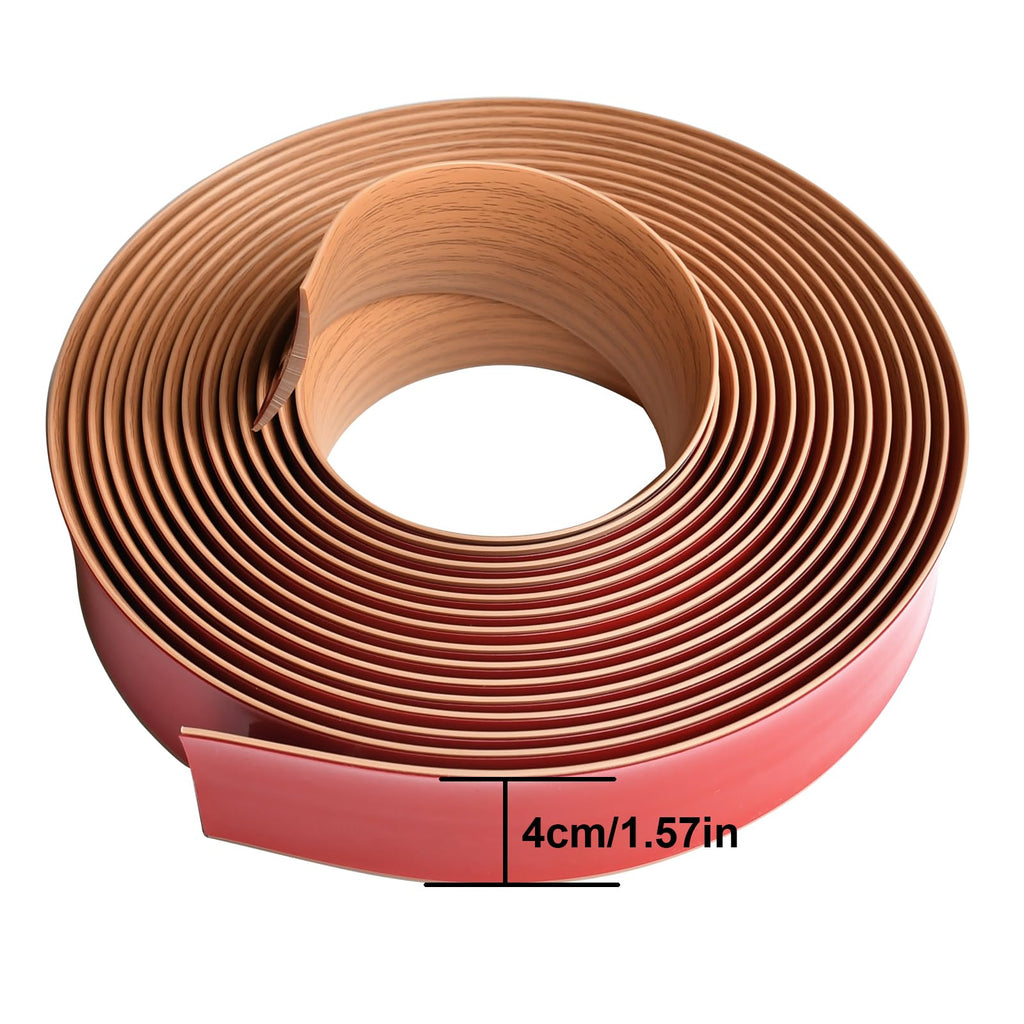 Floor Door Flat Transition Strip & Self Adhesive Floor Vinyl Floor Edge Trim Laminate Floor Gap Covering Joining Strip (19.67 Foot)