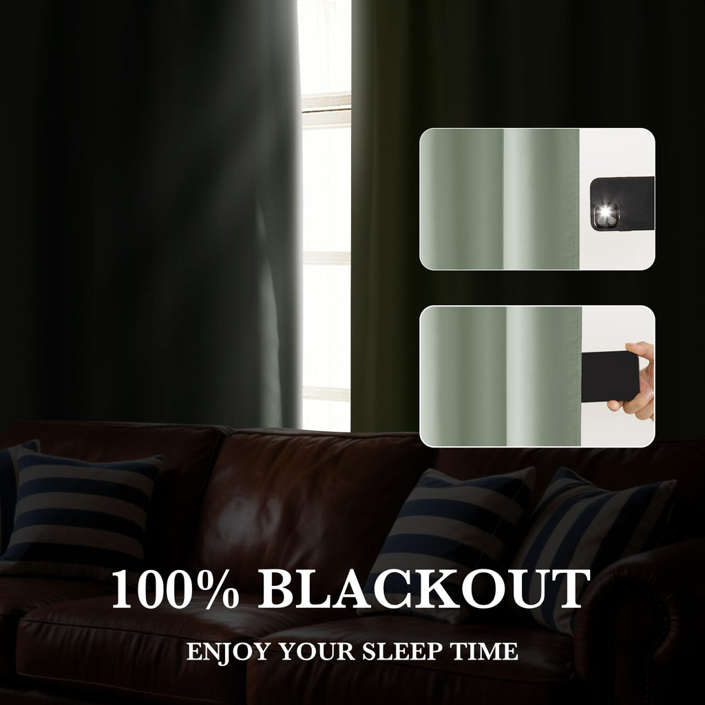 100% Blackout RV Camper Curtains (2 Count)