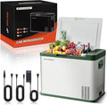 A-Premium 12 Volt Refrigerator 37QT/34.9L Portable Car Fridge Cooler, -4°F~68°F Portable Freezer Fast Cooling with 12/24V DC & 110/240V AC for Truck Outdoor Camping RV Roadtrips and Home Party Use