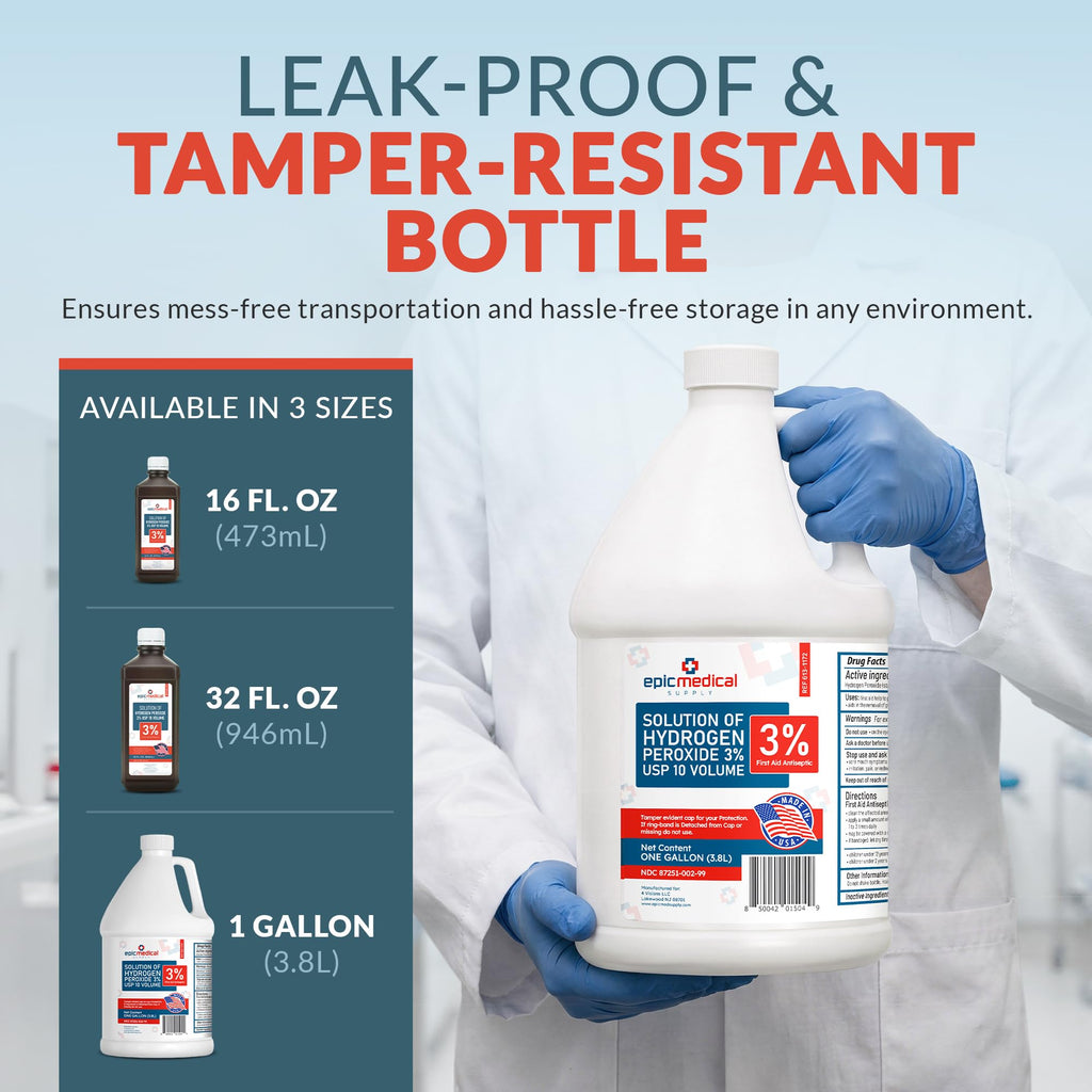 3% Hydrogen Peroxide (128 Fl Oz)
