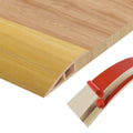 Floor Transition Strip Door Threshold 78" Floor Transition Reducer Trim on The Edges Threshold Strip Self Adhesive Suitable for Doorways