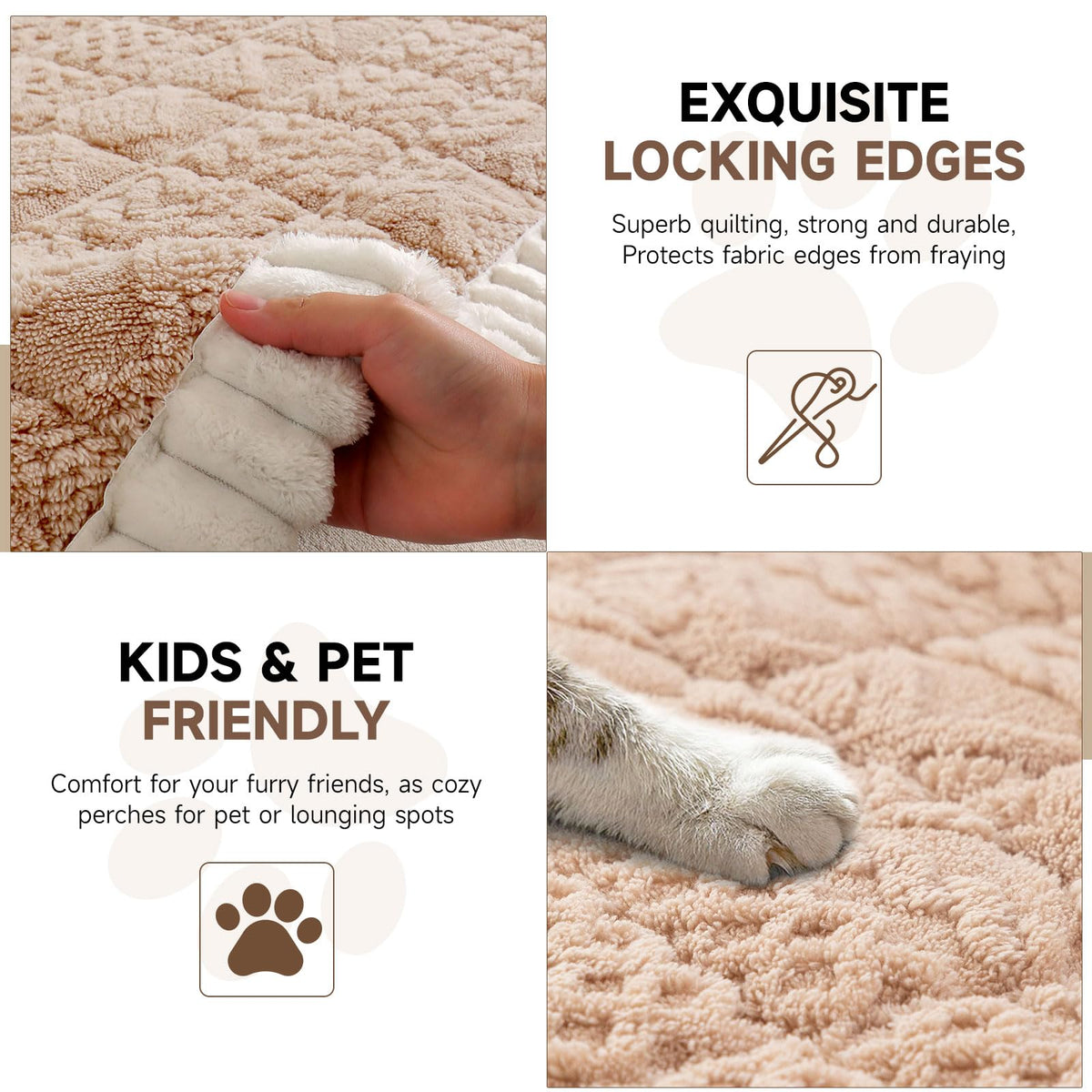 All Seasons Sofa Covers for 3 Cushion Couch Washable (3 Ounce)