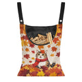 Fall Cat Clothespin Bag Space