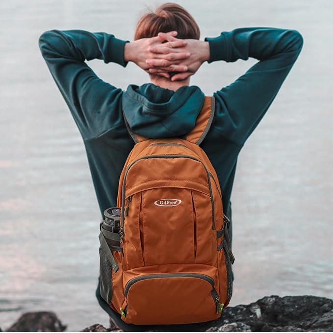 G4Free 40L Lightweight Packable Hiking Backpack, Waterproof Travel Daypack