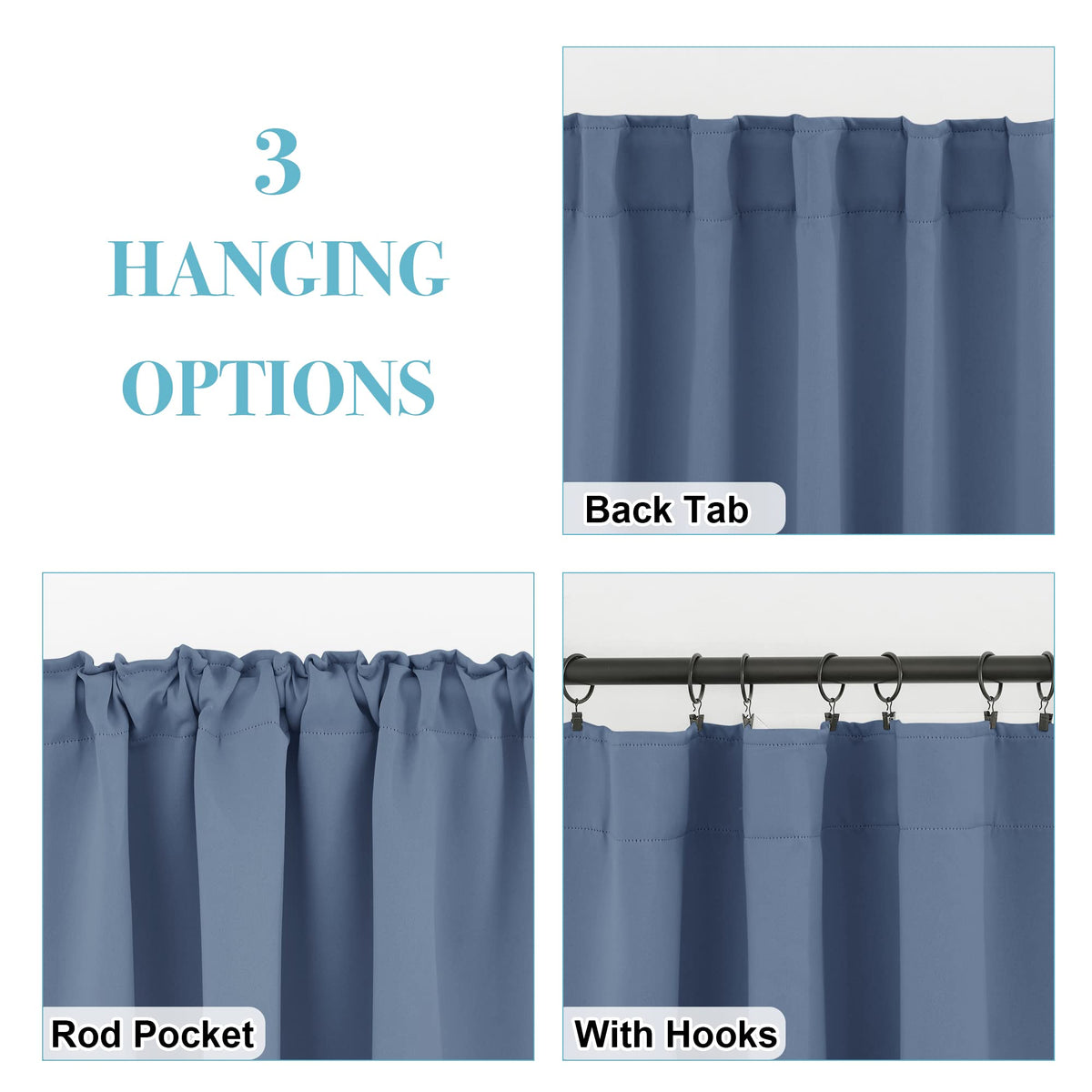 Small Window Curtains (2 Count)