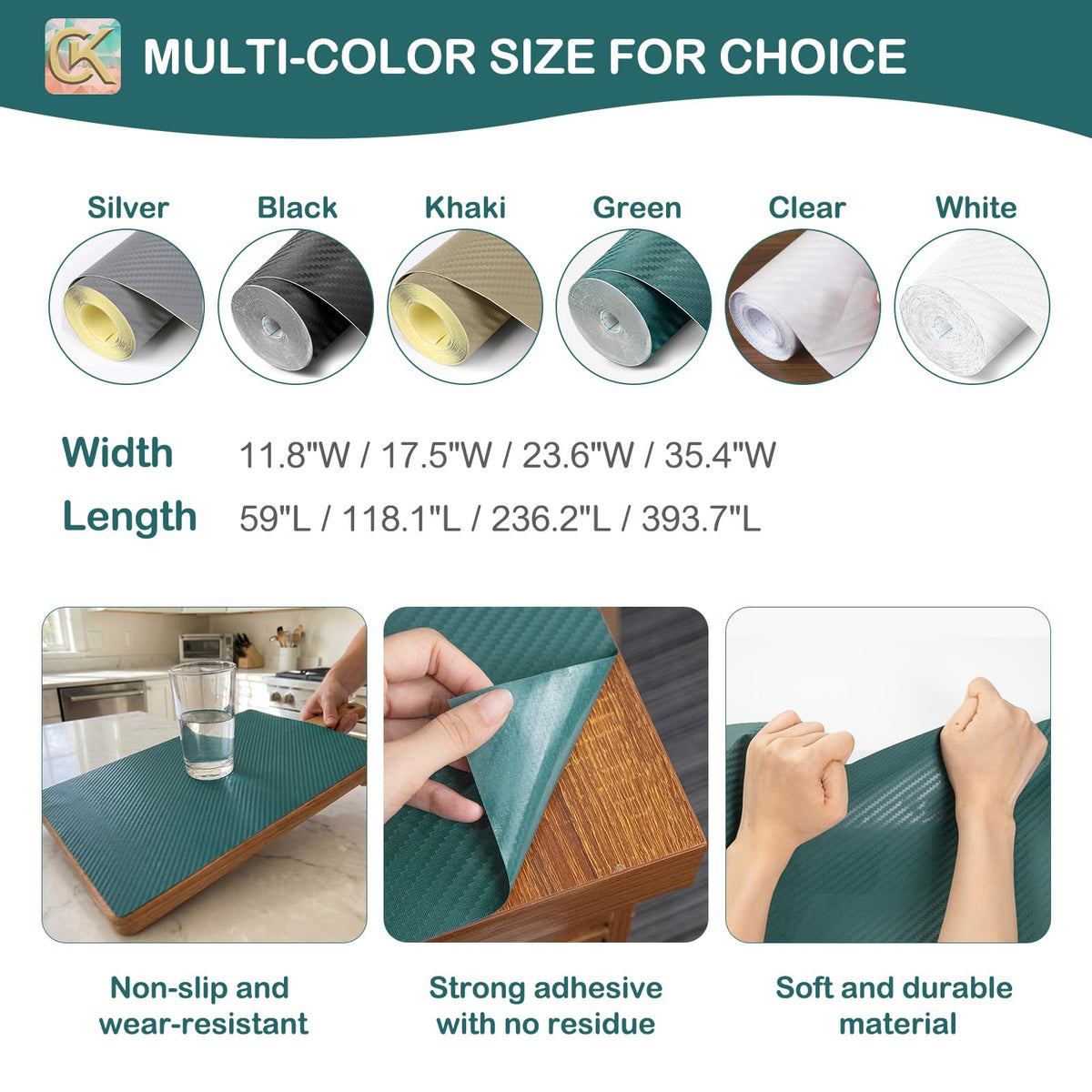 Self Adhesive Shelf Liner Kitchen Liner (4617.16 Sq Ft)