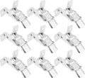 10pcs Broom and Mop Holder Wall Mount Iron Utility Hooks for Household Cleaning Tool Organization Storage